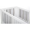 BABYMAM Double-sided Cot Rail Rung Wrap Protector 1Pc Grey