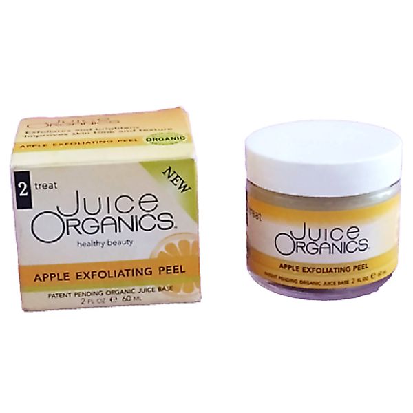 Juice Organics Apple Exfoliating Peel Certified Organic Juice Base 2oz NEW inBOX