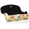 Nagoya Eyeglasses Yellow Compact Rose Pattern Stylish Semi-Hard Case 2163-03