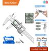 Digital Caliper Measuring Tool, Stainless Steel Vernier Caliper Digital Micro...