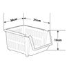 Whitefurze Vegetable Rack, Silver, 35 cm