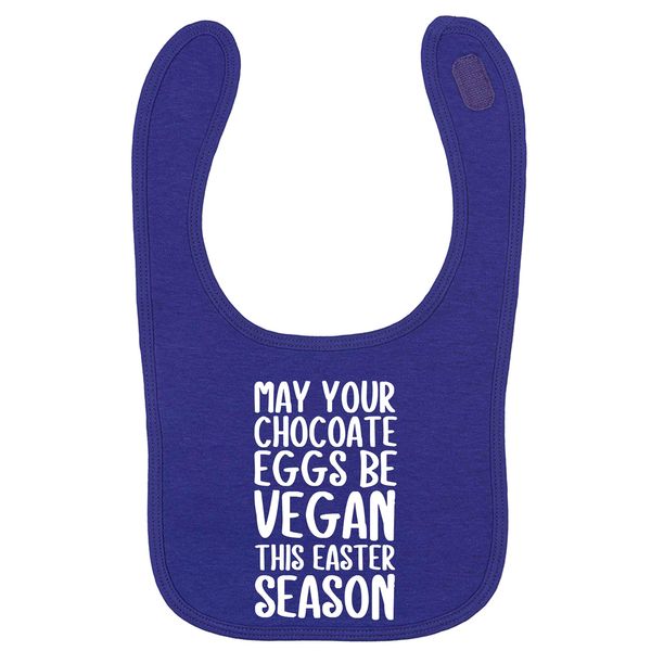 Flox Creative Purple Bib Chocolate Eggs be Vegan This Easter Season