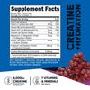 Nutricost Creatine Monohydrate + Hydration Grape Flavored, 30 Servings