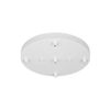 Generation Lighting 7449405-15 Hanging Globe Five Light Cluster Canopy, White Finish