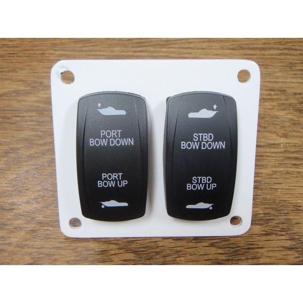 TRIMTABS SWITCH FITS BOAT LEVELER INSTA TRIM PSC21WH WHITE TRIM TAB EV2LE
