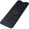 Non-Slip Bath Mat Extra Long Machine Washable Suction Cups Drain Holes