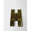 H Cabinet Hinge 2-1/2" X 1-1/2" Solid Brass