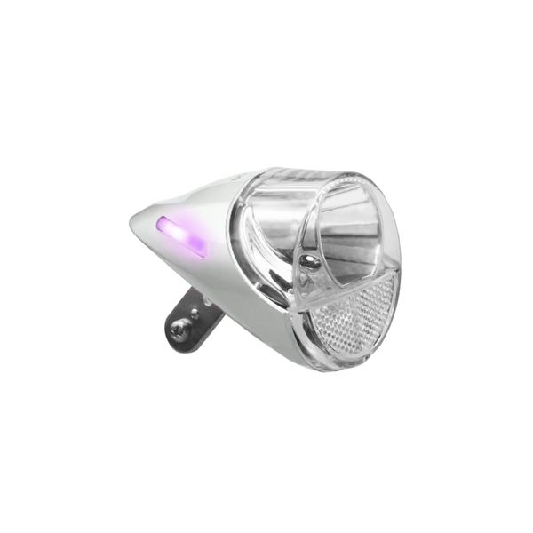 Hapyson YRS321-WP-JA Bicycle Auto Illuminating Hub Dynamo Head LED Illumination Purple