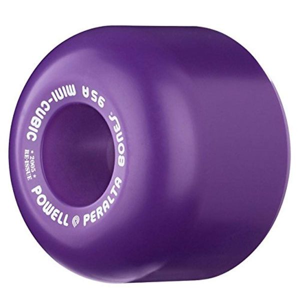 Powell Peralta Skatepark Formula 64mm 95A Mini Cubics Skateboard Wheels (Purple)