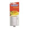 Acu-Life Pill Splitter and Crusher, Daily Usage, Safely Crushes Pills, Vitamins, Tablets, Accurate and Easy Consumption, Includes Storage Container, Travel Sized, White and Yellow, BPA Free