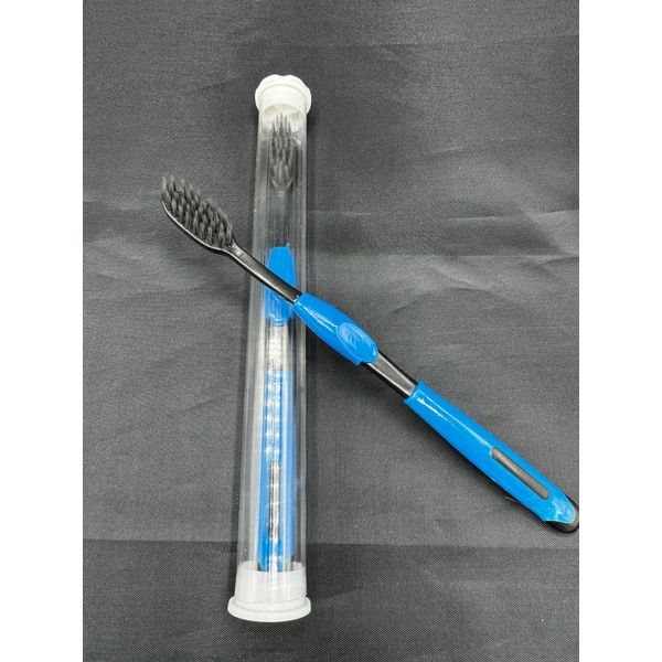 2 Pack Extra Soft Carbon Bristle Toothbrush for Sensitive Gums No Slip Handle