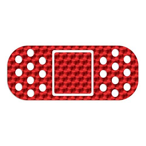 Car Bandage - Vinyl Decal Sticker - 12" x 3" - Red Engine Turn