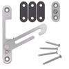 Automatic uPVC Window Restrictor Hook - Universal Child Safety - Includes Screws - Right Hand