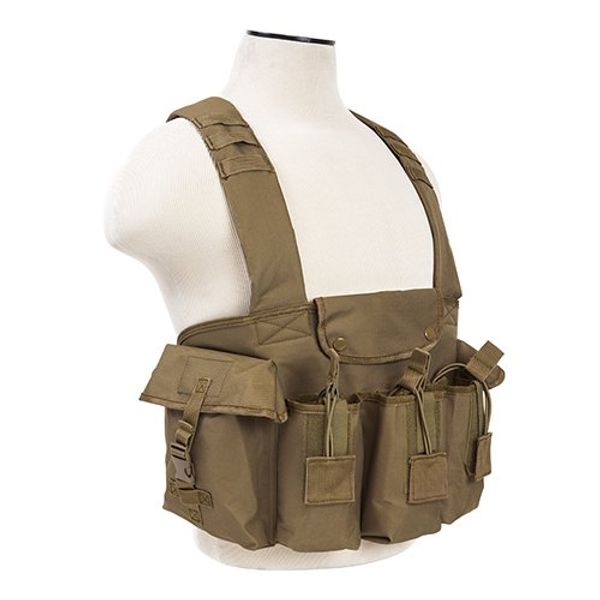 VISM by NcStar AK Chest Rig (CVAKCR2921T), Tan