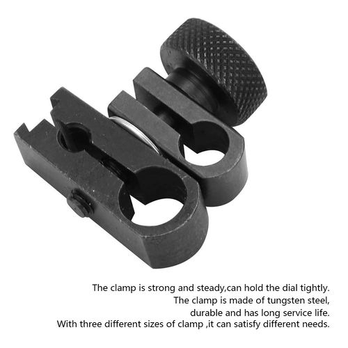 Tail Clamp for Dial Test Indicator Fits 8MM 6MM 4MM Gauges L Dial Holder Prec Design for Accurate Urements