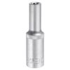 sourcing map E-Torx Socket 1/2" Drive E10 External Torx Deep Socket CR-V Steel 6 Point Spline Socket External Torque Star Female Bit Socket for Auto Repairs Home Maintenance DIY Hand-Making