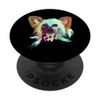 Colourful Dog Chinese Crested PopSockets Swappable PopGrip