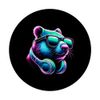Wombat With Sunglasses And Headphones PopSockets Swappable PopGrip