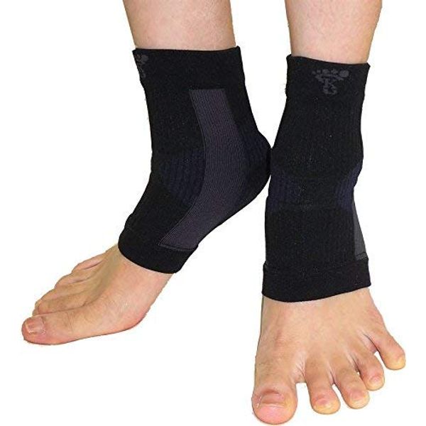 AKK-002BK & NY Kasahara Style AKK-002 Ankle Support Girdle (Thin Type Both Feet) / Supports Ankle Loosen and Twist