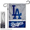 Dodgers Garden Flag with Stand Holder Flagpole