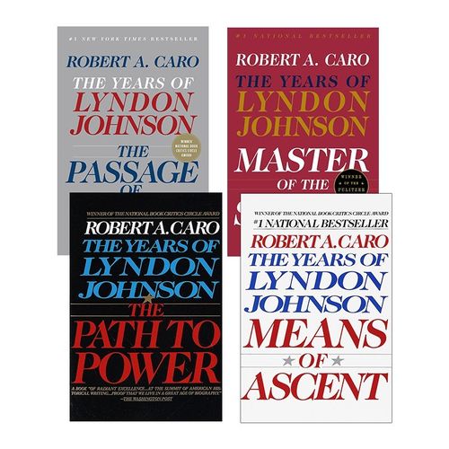 The Years of Lyndon Johnson 林登·约翰逊传4册 美剧纸牌屋原型 Robert A. Caro 英文版 进口英语原版书籍 英文原版