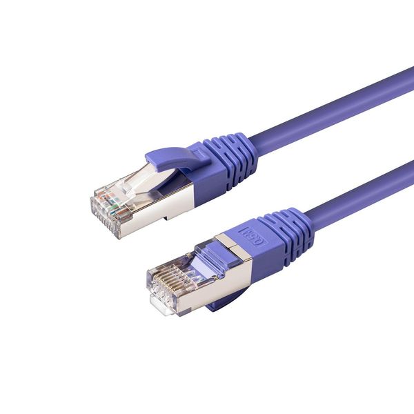 Microconnect CAT6A S/FTP 1m Purple LSZH Marke
