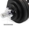 Ringstar Starring 105-200 Lbs Adjustable Dumbbells (65 LBS Black)