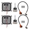 2pcs For 09-19 Ford Flex Xenon Ballast HID D3S Bulb Wire Kit Control Unit Module