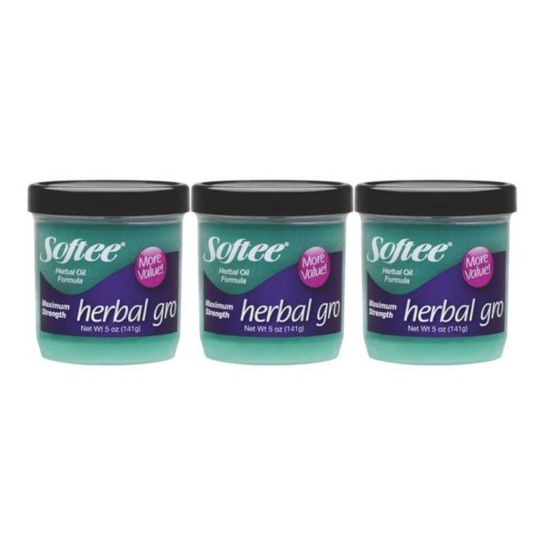 Softee Maximum Strength Herbal Gro, 5oz. (141g) (Pack of 3)