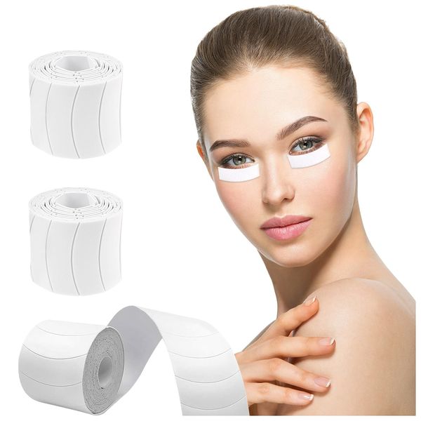 330 PCS Lash Extensions Eye Pads Pre Cut Foam Tape for Eyelash Lint Free Hypoallergenic Under Eye Supplies Beauty Tools for Pro Salon and Individual(white)