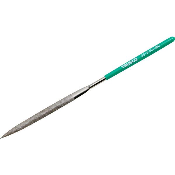 TRUSCO GS-10-HA-400 Diamond File Precision Blade Length 2.0 inches (50 mm) Half Round