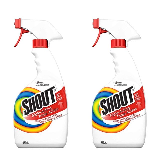 Shout Advanced Spray and Wash Laundry Stain Remover Gel, Best Shout  Formula, 22 oz - Pack of 3 22 Fl Oz (Pack of 3)