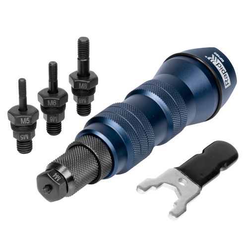 Rapid RP160 Rivet Nut Adapter for M4, M5, M6 and M8 Rivet Nuts - Attaches to a Drill Driver or Screwdriver for Anchoring Rivet Nuts to Sheet Metal, 5001483