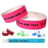 Wristbands Customised Personalised Made from Tyvek 100 Per Pack (19mm)