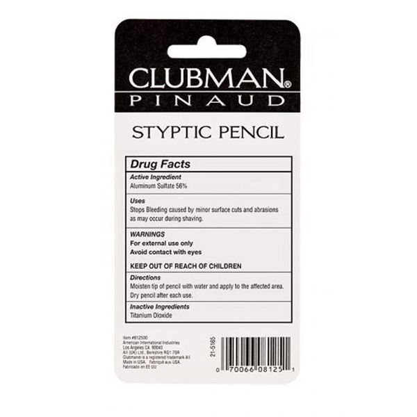 Clubman Styptic Pencil Jumbo (6 Pack)