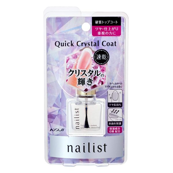 Manicurist Quick Crystal Coat II Nail Polish Clear 10ml (x1)