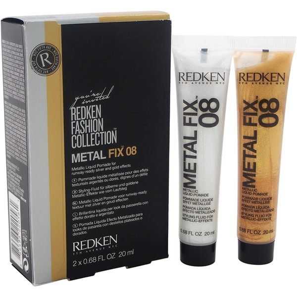 Redken Metal Fix 08 Metallic Liquid Pomade 2 x 20ml