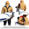 Big Teeth Golf Bag Shoulder Strap Double Padded Adjustable Angle and Length Replacement for Golf Bag Accessories 2 Hooks