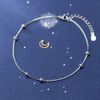 925 Sterling Silver Adjustable Anklet - Flexible Ankle Bracelet (Balls Chain)