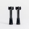 COMPATIBLE WITH THE TRIPLE BRISTLE MAX ONLY | Triple Bristle Max Replacement Brush Head Refills | Charcoal Infused | Innovative 3 Head Design | Compatible with Triple Bristle Max ONLY | 2 Pack (Black)
