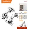 2 Pack 135° Lazy Susan Concealed Hinges for Kitchen Cabinet Replacement