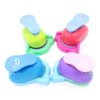 Kucaa Hollow Right-Angle Rainbow Corner Punch, Double Rainbow Pattern, ABS+ Aluminum Alloy, Random Color