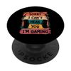 Funny Gaming Headset Retro Gamer Statement PopSockets Adhesive PopGrip