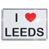 I Love Leeds - Large Plastic Fridge Magnet