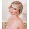 IYOU Boho Rhinestone Headband Silver Crystal Head Chain Vintage Bridal Headpiece Hair Jewelry for Women Gatsby Party
