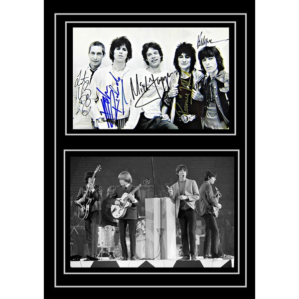 Stunning Quality Rolling Stones Signed/Autographed Photo