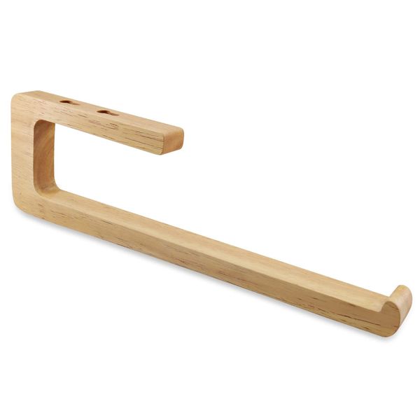 SAUNNIHEN Küchenrollenhalter Ohne Bohren, Küchenrolle Halter Holz, Selbstklebend Papierrollenhalter Küche, Wandrollenhalter Küche, Rollenhalter für Zewa
