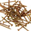 ForgeFix Multi-Purpose Single Thread Screws | 3.5 x 40mm | Zinc Yellow Passivated | Box 200