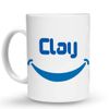 Makoroni - Clay Name 6 oz Ceramic Espresso Shot Mug/Cup Design#38