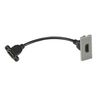 HDMI Outlet Module 25 x 50mm - Grey